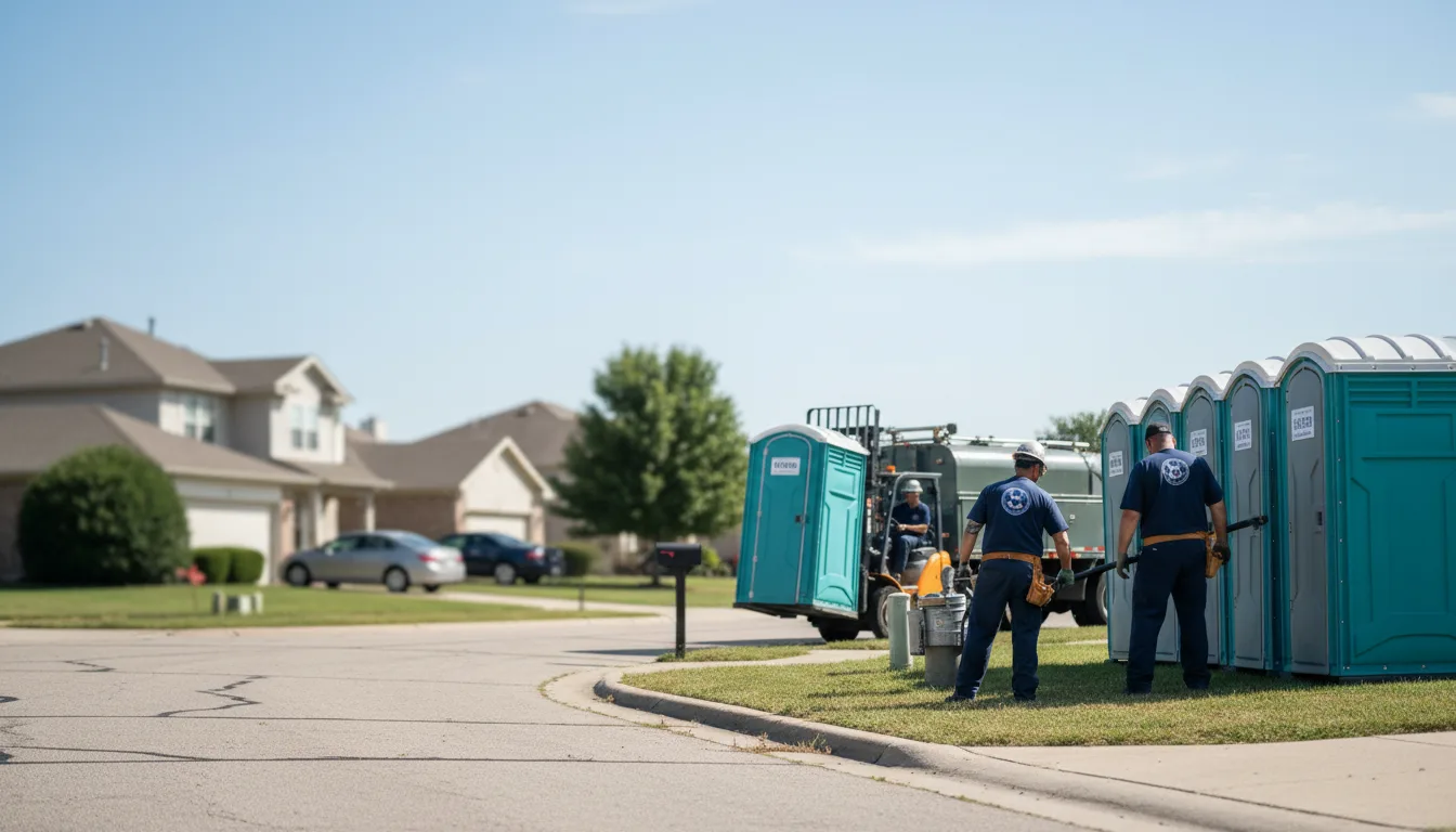 Porta Potty Rental in Gans, OK near me